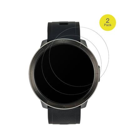 WatchmarkKardiowatch WM18 Plus mit aufgebrachter dipos Flex Schutzfolie, glasklare Darstellung ohne Einschränkungen