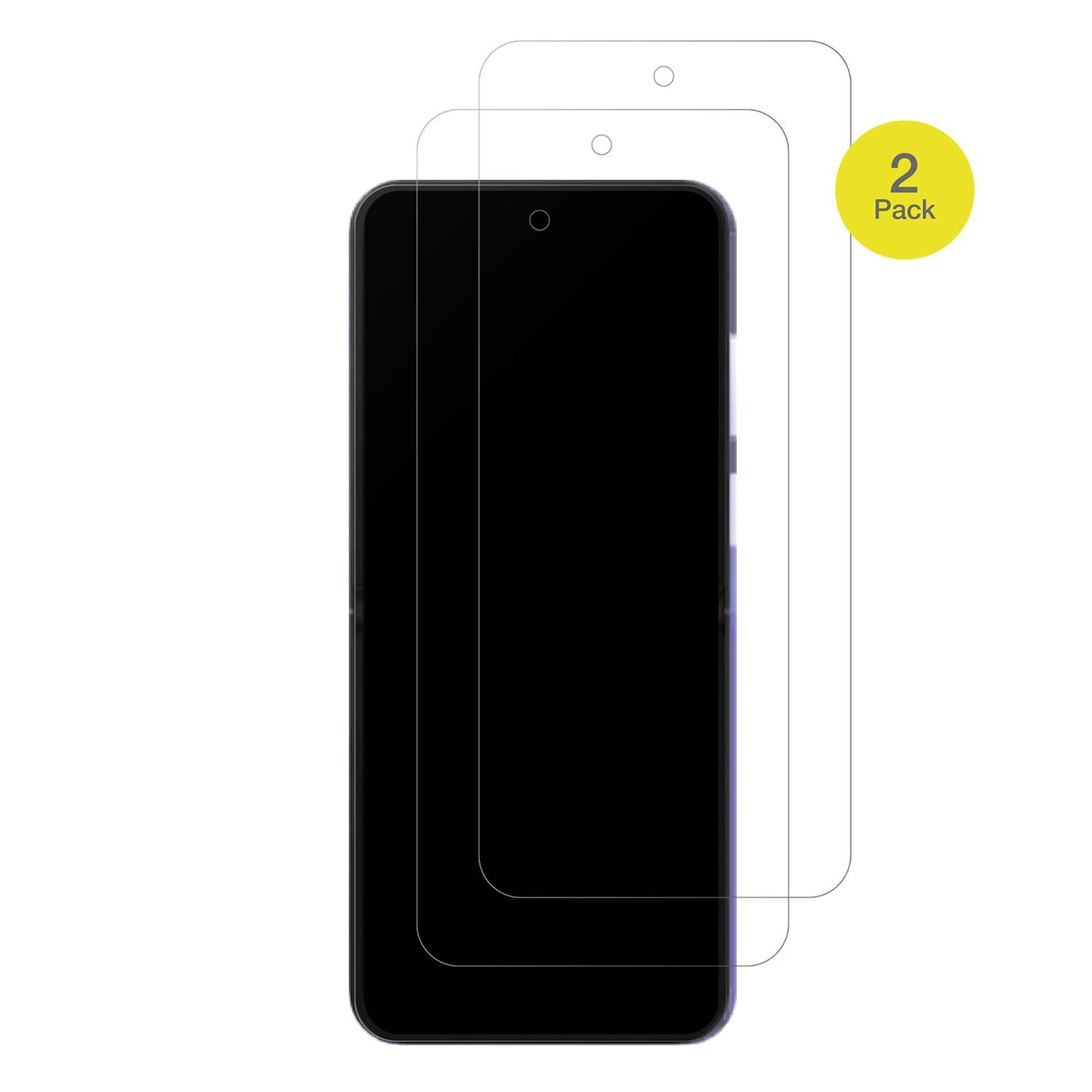 XiaomiMix Flip 2 mit aufgebrachter dipos Flex Schutzfolie, glasklare Darstellung ohne Einschränkungen