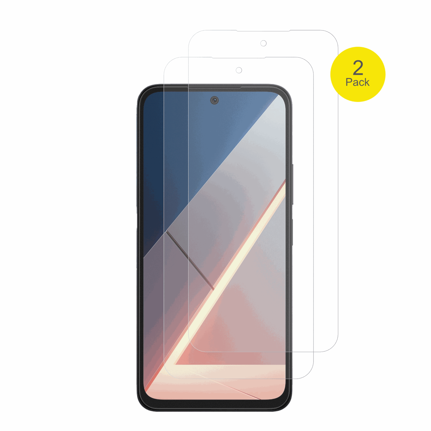 XiaomiPoco M8s mit aufgebrachter dipos Flex Schutzfolie, glasklare Darstellung ohne Einschränkungen