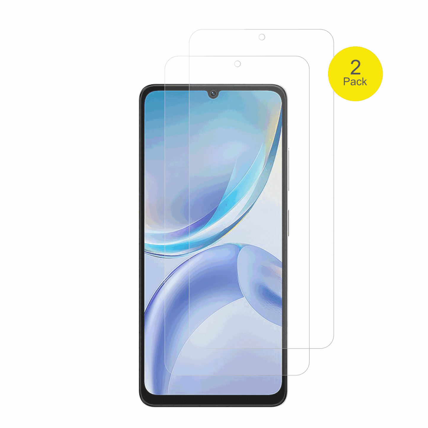 ZTEBlade A36 mit aufgebrachter dipos Flex Schutzfolie, glasklare Darstellung ohne Einschränkungen