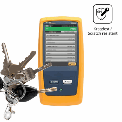 dipos Displayschutz für Fluke DSX8000, mattierte Oberfläche, robuste Festigkeit und perfekte Passform