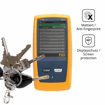 dipos Displayschutz für Fluke DSX8000, mattierte Oberfläche, Blickschutzfilter und perfekter Passform