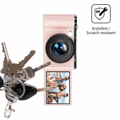 dipos Displayschutz für Focusinc DC12, mattierte Oberfläche, robuste Festigkeit und perfekte Passform