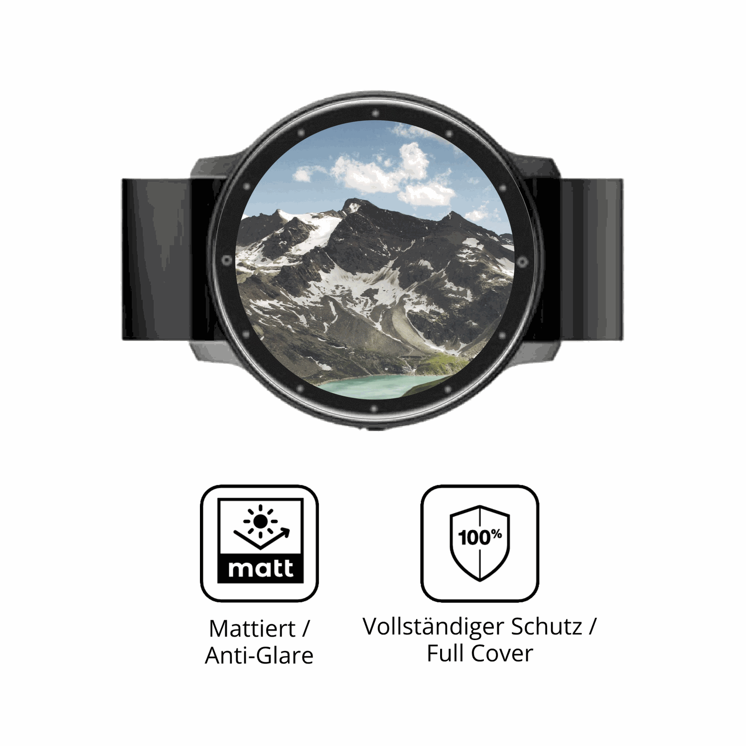 Flexible TPU-Folie passend zugeschnitten für FOGOIN VitalPulse, vollständige Abdeckung