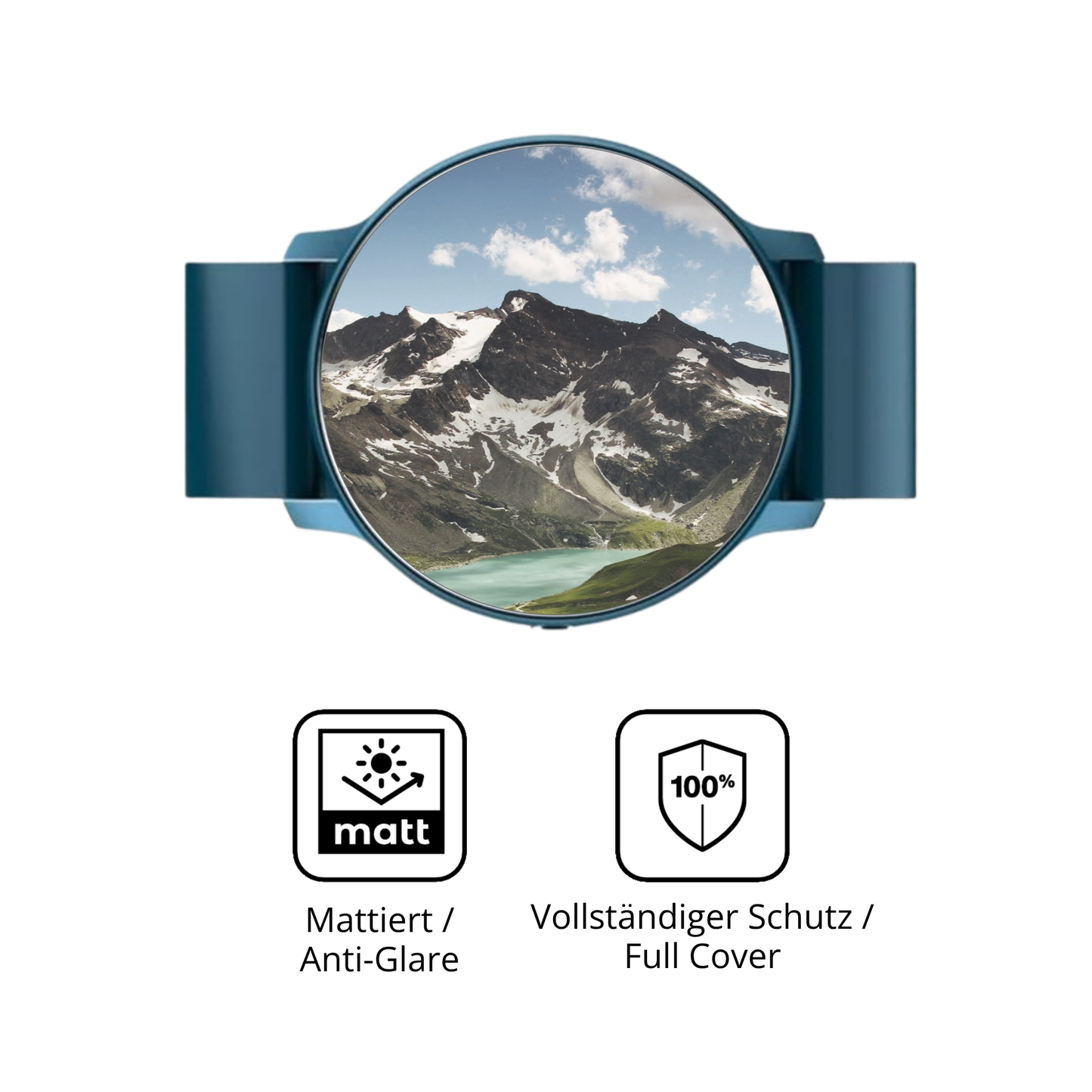 Flexible TPU-Folie passend zugeschnitten für FOGOIN VitalPulse Watch, vollständige Abdeckung