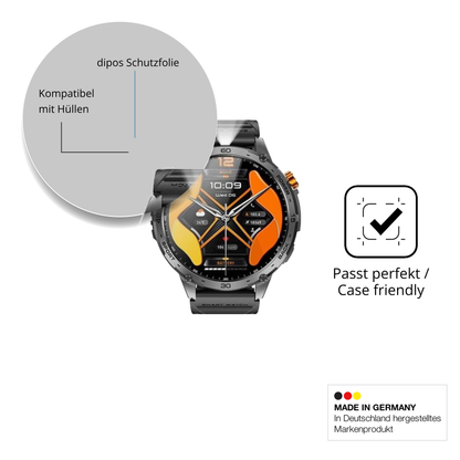Schutzfolie mit optimaler Passform, zur Verwendung mit Hüllen geeignet