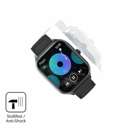 Schutz gegen Kratzer auf dem FORRLITE Smartwatch 2.01 Zoll Glas durch Schlüssel oder Ähnliches