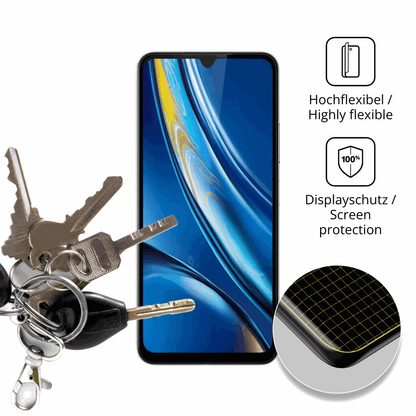 dipos Displayschutz f�r Fossibot S5, transparente Oberfl�che, geringe Dicke und perfekte Passform