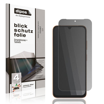 Blickschutzfolie für FOSSiBOT C17 matt Schutzfolie Privacy
