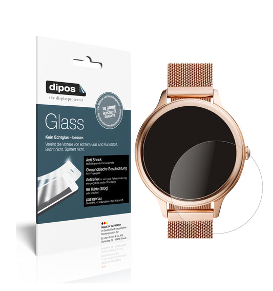 Matte Displayschutzfolie von dipos passend für Fossil Gen 5E (44mm), 9H kratzfest und blasenfrei montiert