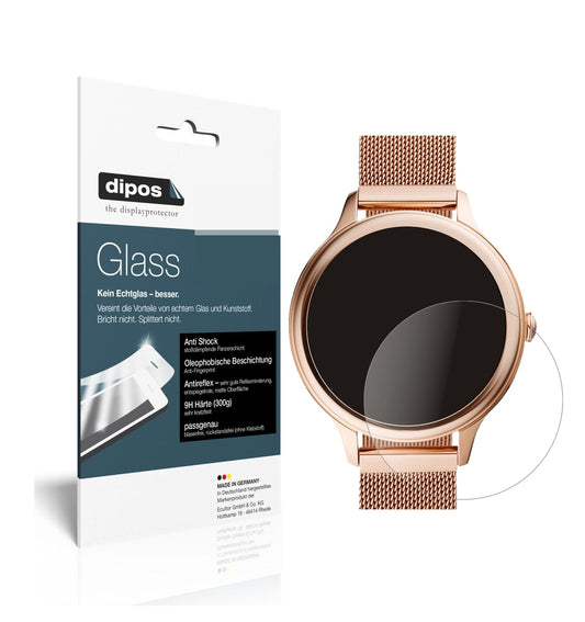 Matte Displayschutzfolie von dipos passend für Fossil Gen 5E (42mm), 9H kratzfest und blasenfrei montiert