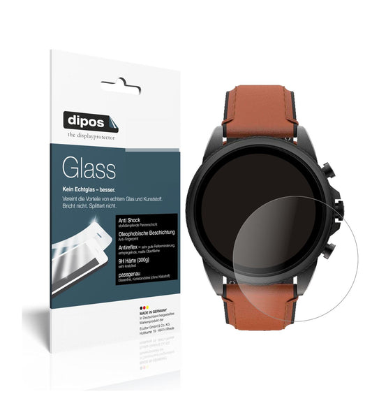 1x 9H Schutzfolie matt für Fossil Gen 6 (44 mm) Smartwatch Panzerfolie