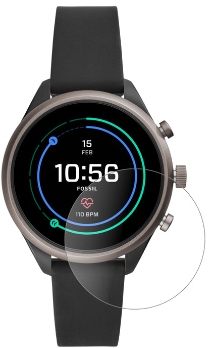 2x 9H Schutzfolie matt für Fossil Sport Smartwatch Panzerfolie