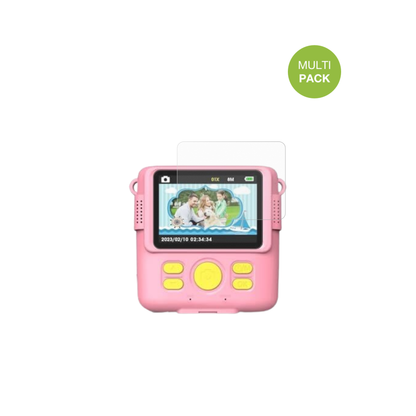 FrelistyKinder Digitalkamera 1080P mit aufgebrachter dipos Displayschutzfolie, die lästige Fingerabdrücke minimiert