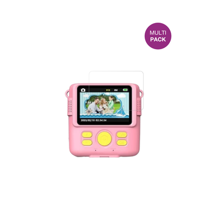 FrelistyKinder Digitalkamera 1080P mit aufgebrachter dipos Displayschutzfolie, glasklare Darstellung ohne Einschränkungen