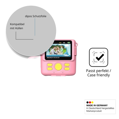 Schutzfolie mit optimaler Passform, zur Verwendung mit Hüllen geeignet
