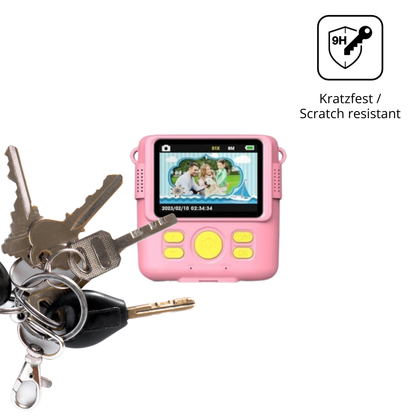 dipos Displayschutz für Frelisty Kinder Digitalkamera 1080P, transparente Oberfläche, perfekte Passform auch für die Rundungen