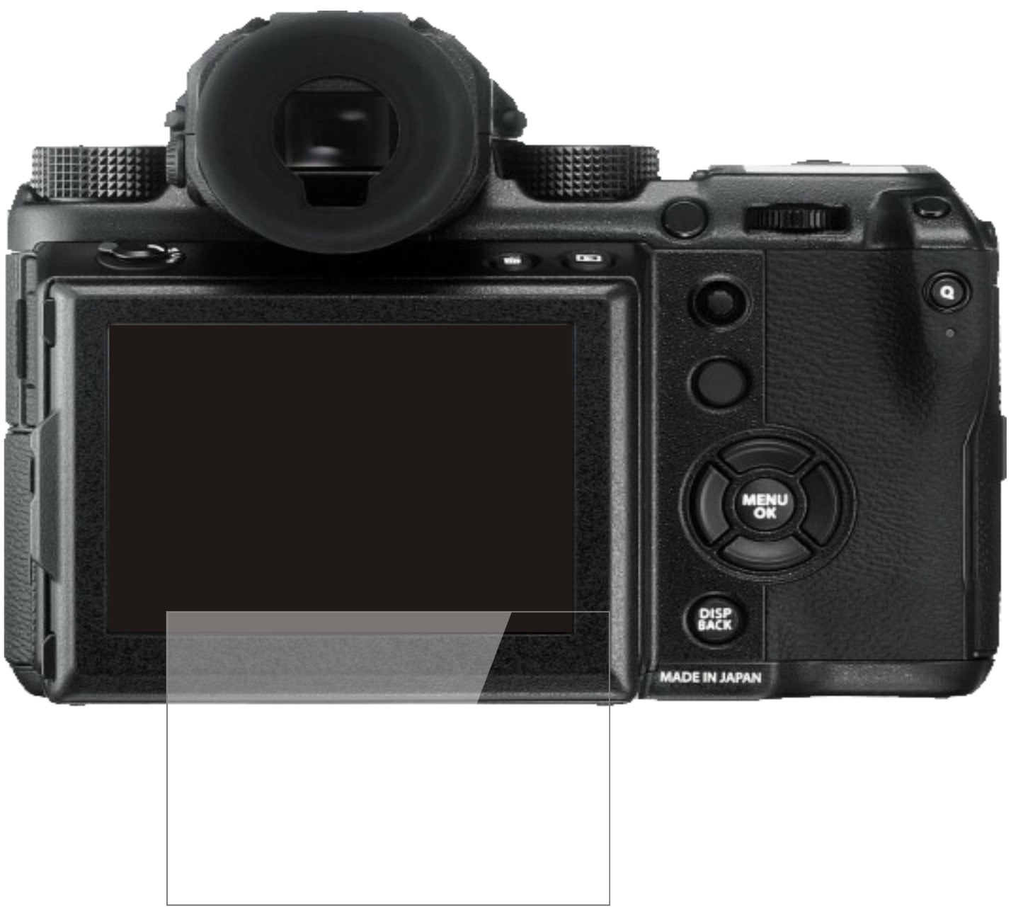 2x 9H Schutzfolie für Fujifilm GFX 50S II Panzerfolie