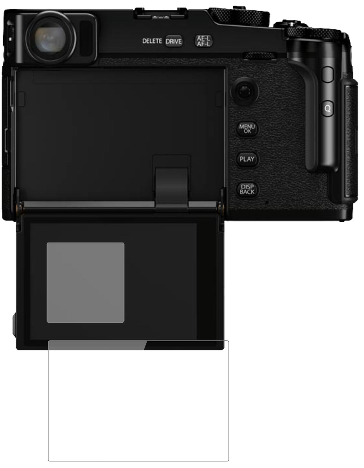 2x 9H Schutzfolie für Fujifilm X-Pro3 Panzerfolie