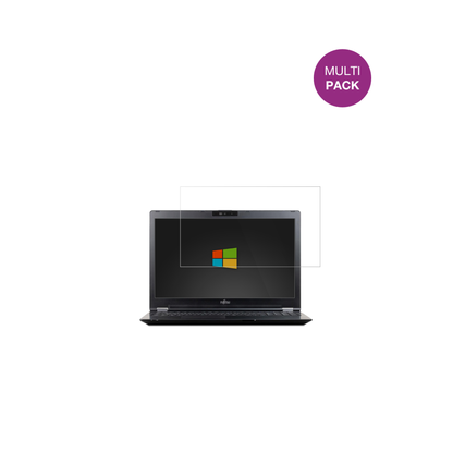 FujitsuLifeBook U7510 mit aufgebrachter dipos Displayschutzfolie, glasklare Darstellung ohne Einschränkungen