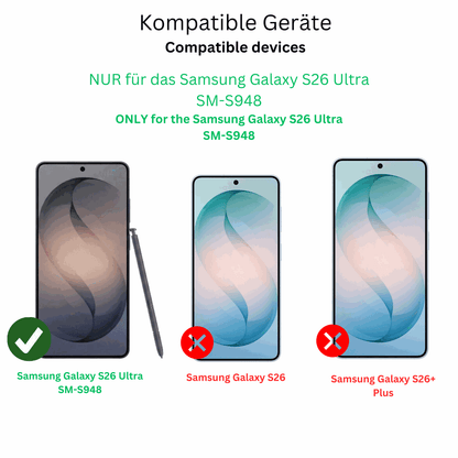 2x 9H Schutzfolie für Samsung Galaxy S26 Ultra Panzerfolie