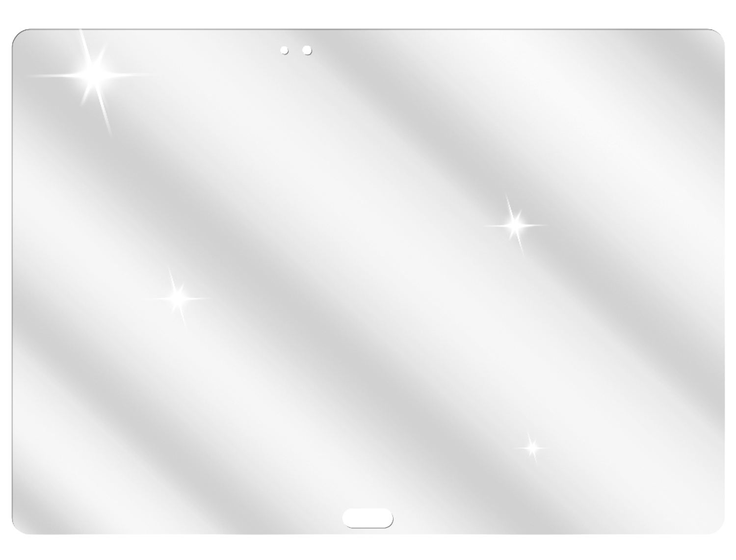 dipos Displayschutz für Galaxy Tab S 10.5 Samsung, transparente Oberfläche, geringe Dicke und perfekte Passform