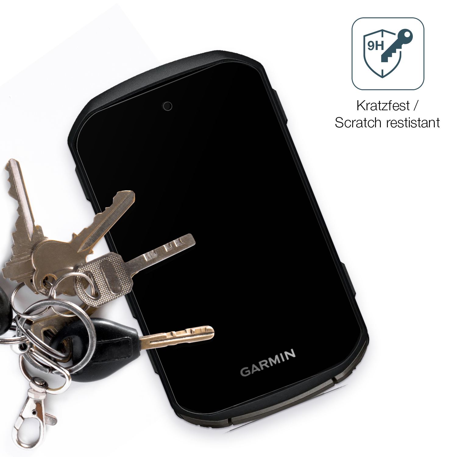 dipos Displayschutz für Garmin Edge 850, mattierte Oberfläche, robuste Festigkeit und perfekte Passform