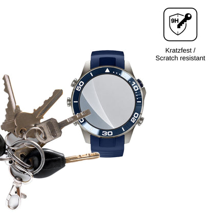 2x 9H Schutzfolie matt für Garmin MARQ Diver Panzerfolie