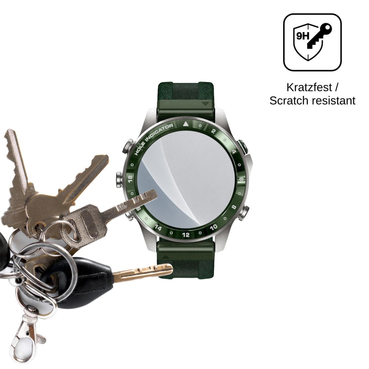 2x 9H Schutzfolie matt für Garmin MARQ Golfer Gen 3 Panzerfolie