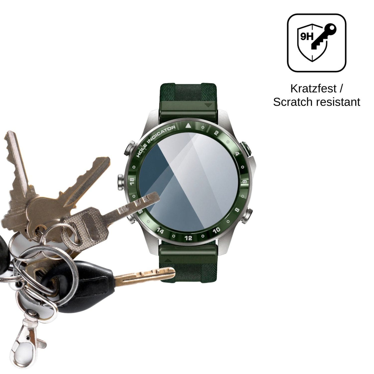 2x 9H Schutzfolie für Garmin MARQ Golfer Gen 3 Panzerfolie