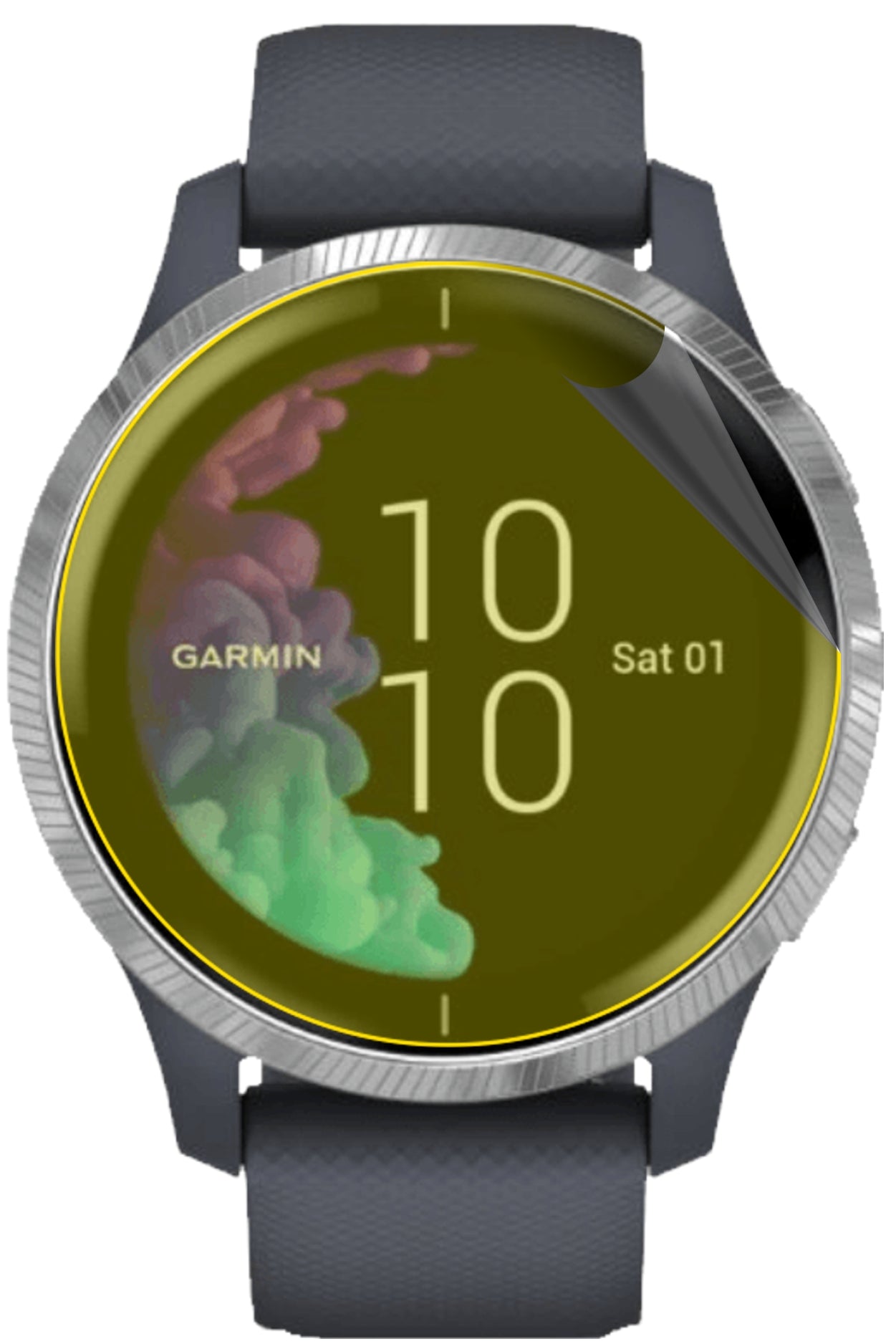 dipos Displayschutz für Garmin Venu (43mm), transparente Oberfläche, geringe Dicke und perfekte Passform