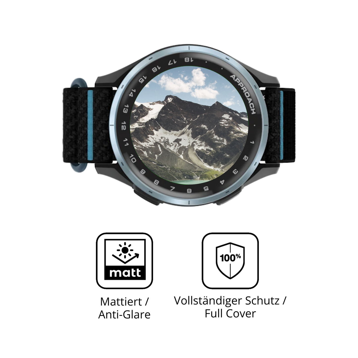 Flexible TPU-Folie passend zugeschnitten für Garmin Approach J1, vollständige Abdeckung