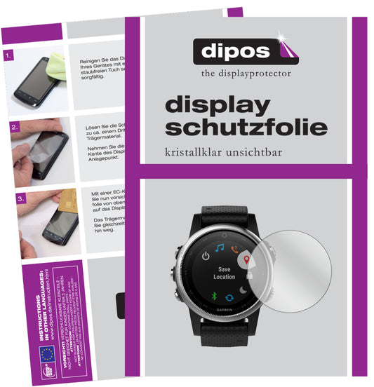 Perfekte Passform und ultimative Qualität: Unser 9H Panzerglas bietet Schutz für Garmin-Fenix 5S