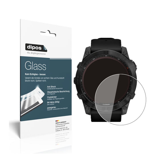 1x 9H Schutzfolie für Garmin Fenix 7 (47 mm) Panzerfolie