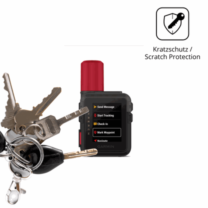 Schutz gegen Kratzer auf dem Garmin inReach Mini 3 Plus Glas durch Schlüssel oder Ähnliches