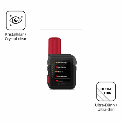 Dünne und klare Folie passend zugeschnitten für Garmin inReach Mini 3 Plus