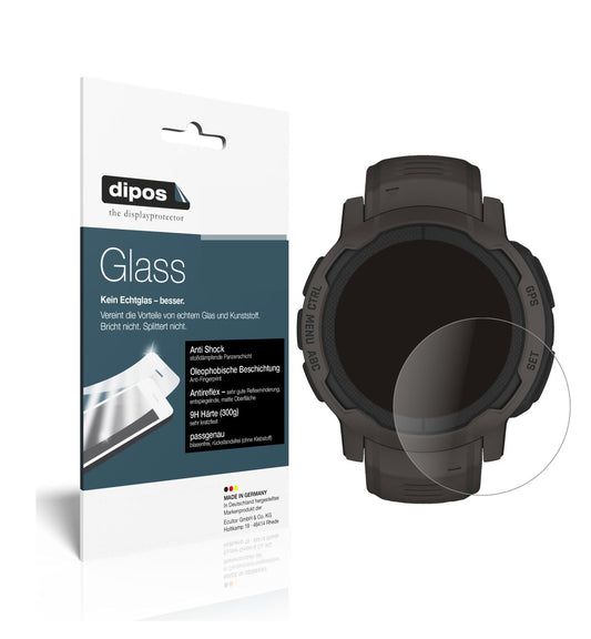 1x 9H Schutzfolie matt für Garmin Instinct 2 (40mm) Panzerfolie