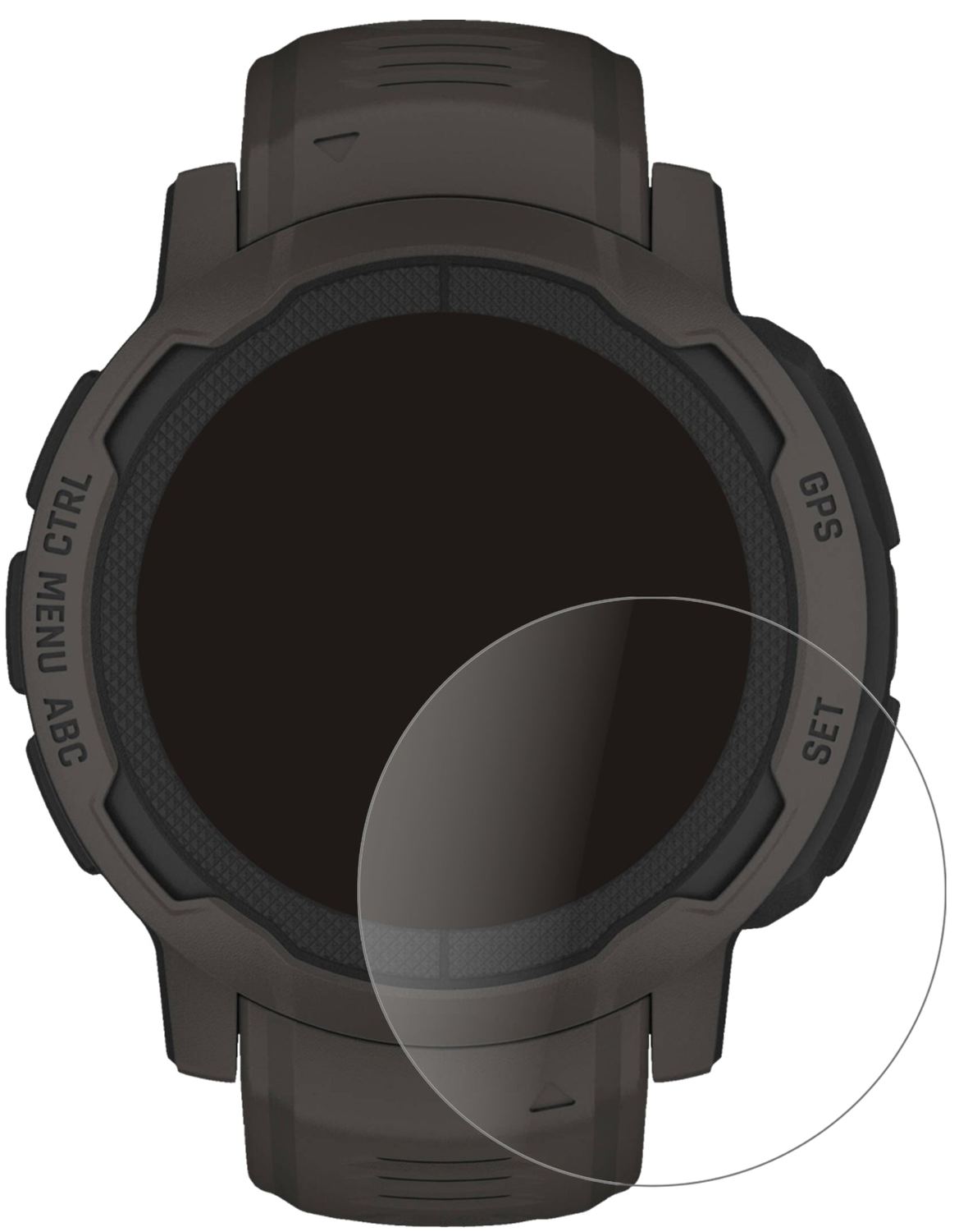 1x 9H Schutzfolie matt für Garmin Instinct 2 (40mm) Panzerfolie