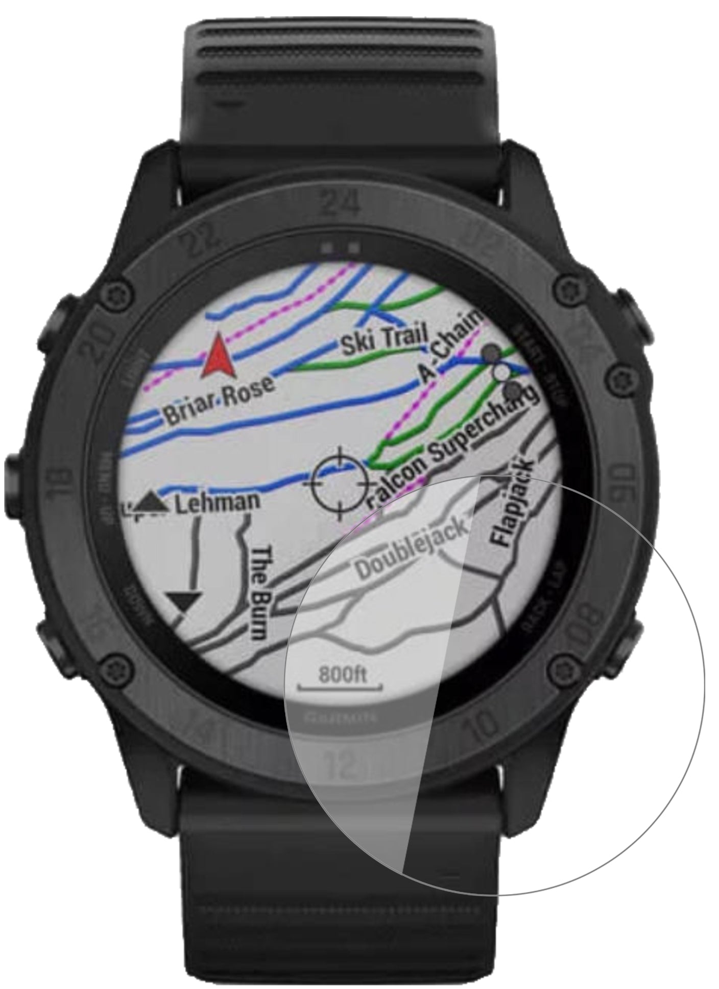 2x 9H Schutzfolie für Garmin tactix Delta Panzerfolie