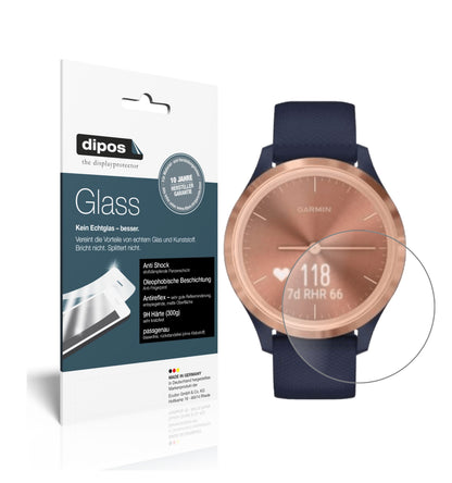 1x 9H Schutzfolie matt für Garmin Vivomove 3s Panzerfolie