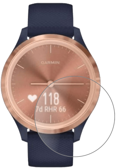 1x 9H Schutzfolie matt für Garmin Vivomove 3s Panzerfolie