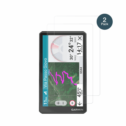 Garminzumo XT3 6 Zoll mit aufgebrachter dipos Panzerfolie, die lästige Fingerabdrücke minimiert