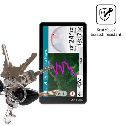 dipos Displayschutz für Garmin zumo XT3 6 Zoll, transparente Oberfläche, perfekte Passform auch für die Rundungen