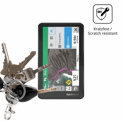 dipos Displayschutz für Garmin zumo XT Tread 5,5 Zoll, mattierte Oberfläche, robuste Festigkeit und perfekte Passform