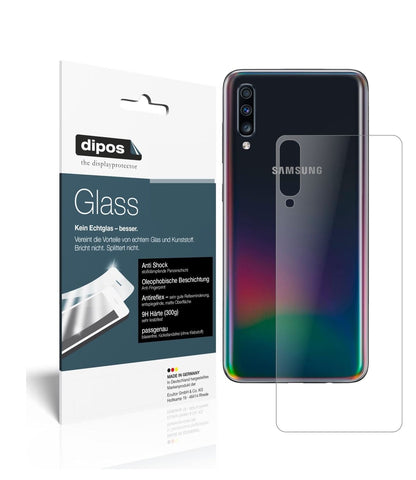 1x 9H Schutzfolie matt für Samsung Galaxy A70 Rückseite Panzerfolie