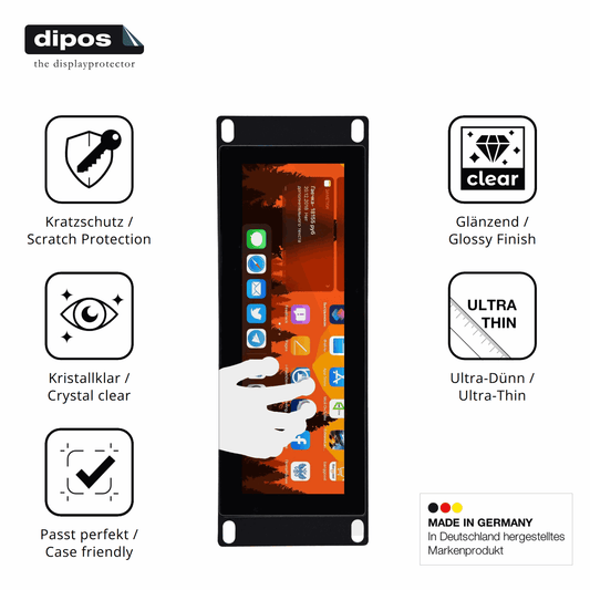 2x Schutzfolie klar für GeeekPi DP-0059 7.84 Zoll Display-Schutzfolie