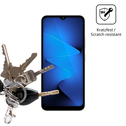 dipos Displayschutz für General Mobile Era 30 Pro, transparente Oberfläche, perfekte Passform auch für die Rundungen