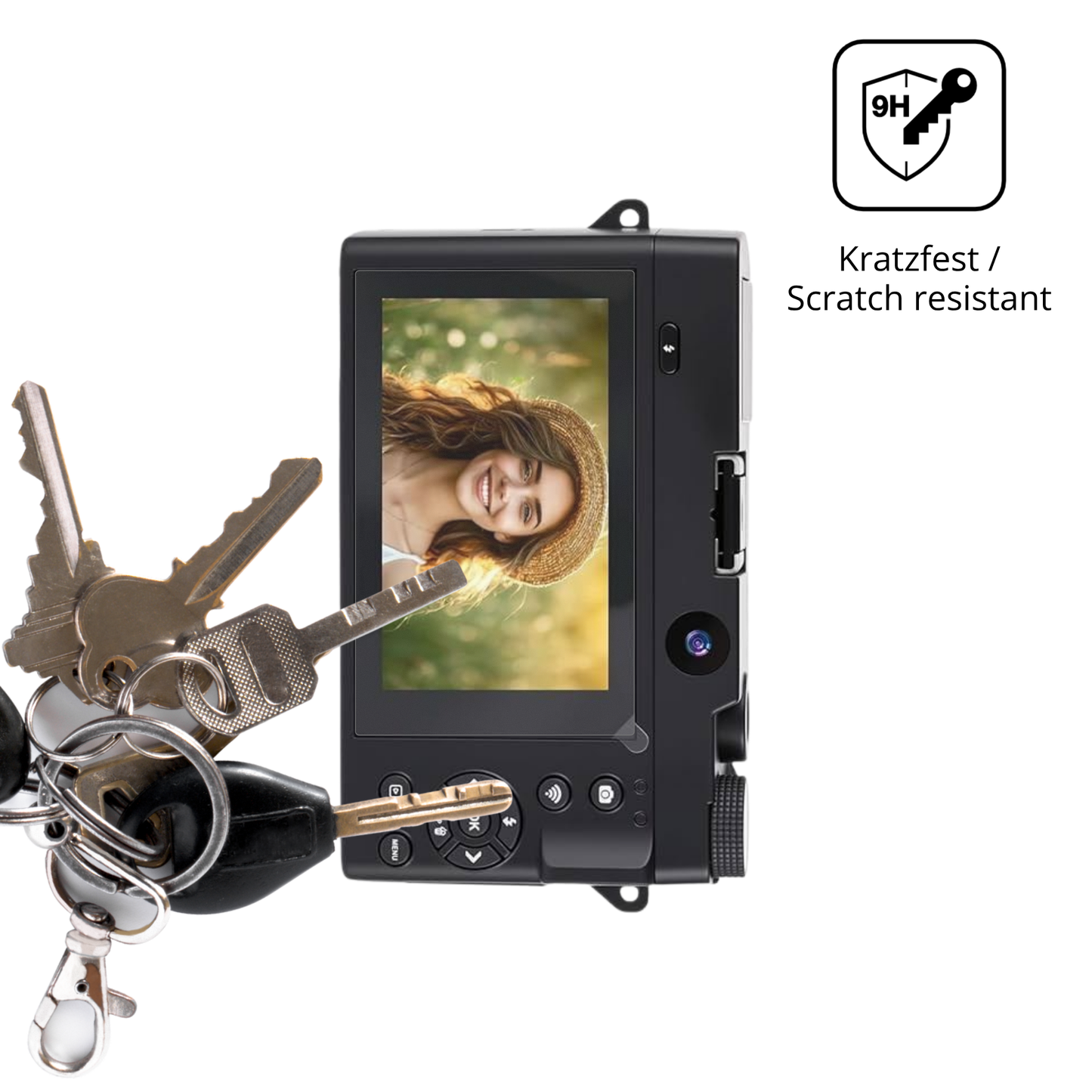 dipos Displayschutz für Gerbala 4K 75MP, mattierte Oberfläche, robuste Festigkeit und perfekte Passform