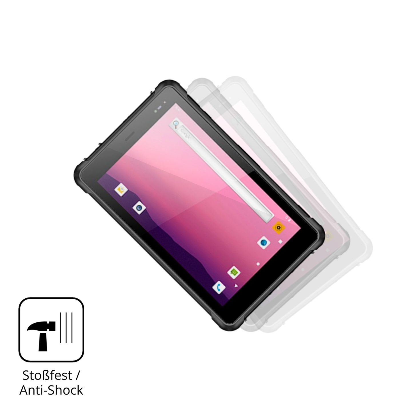 Schutz gegen Kratzer auf dem geshemmtk6877 Glas durch Schlüssel, Stöße gegen die Tischkante oder Stürze