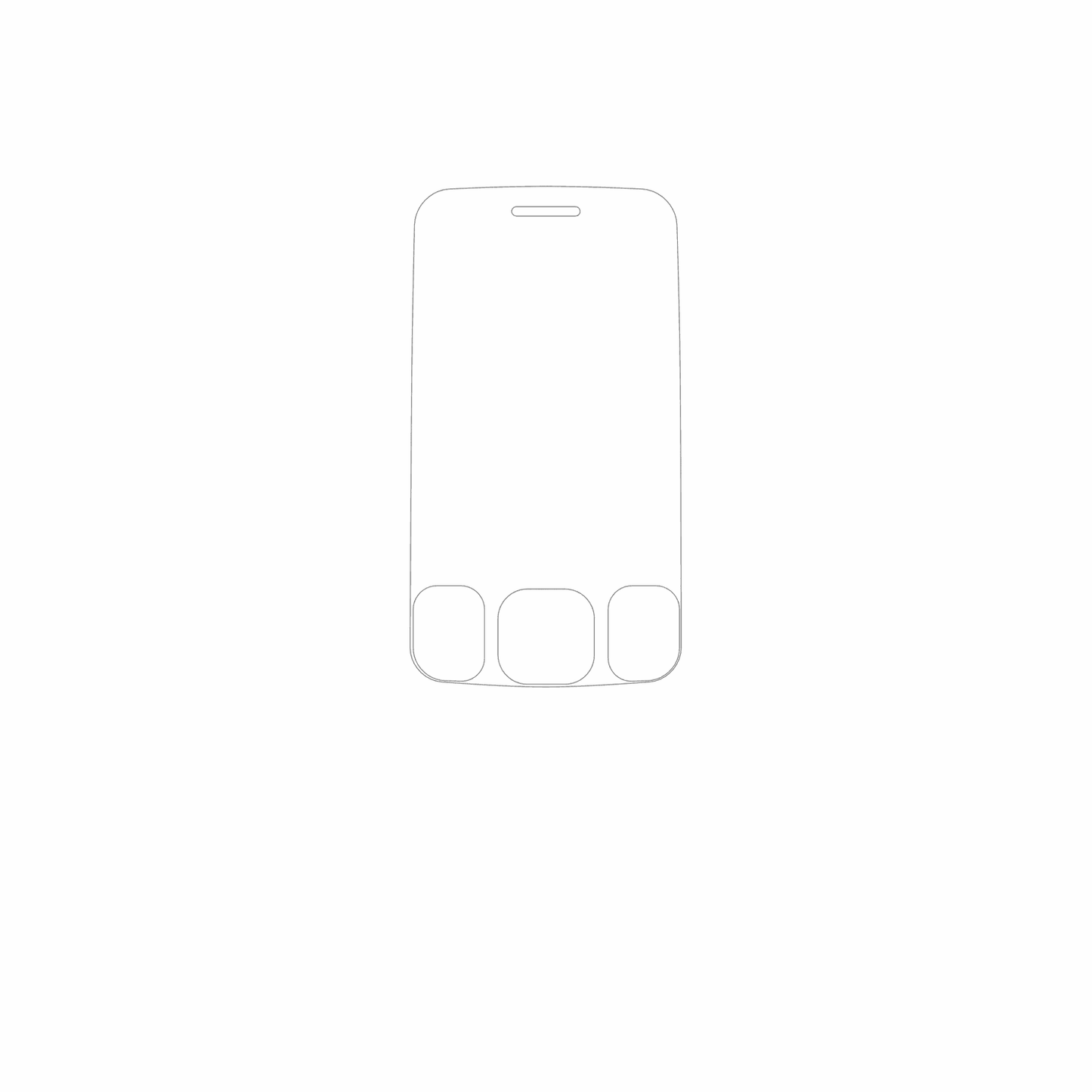 dipos Displayschutz für GFive G3310 New, mattierte Oberfläche, geringe Dicke und perfekte Passform